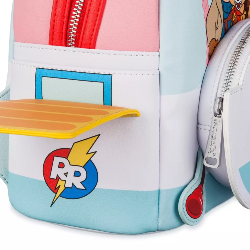 Disney Chip 'n Dale Rescue Rangers Loungefly Mini Backpack - New - Picture 3 of 5